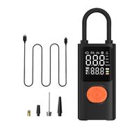 Bike Air Pump - Mini Air Compressor | Wireless Use Digital Tire Inflator | Digital Screen LED Light | Rechargeable Lightweight Tire Inflator With Pressi Makeup Artist