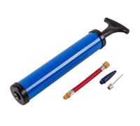 Bike Air Pump Mini T Handle Football Bicycle Tire Portable Ball Pumps Analogic Bikes Tyre Hand Inflator Kit with Needle Nozzle and Extension Hose for Inflatable Sports Balls 24cm Assorted (1 Pack)