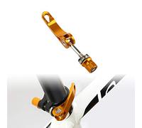 Bike Alloy Seat Post Quick Release Pin Bike Seat Clamp Quick Release Seatpost Quick Release (Golden)
