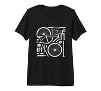 Bike Anatomy Biking Cyclist Bicycle Premium T-Shirt