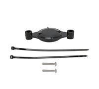 Bike Anti Theft Bracket Bicycle Anti Theft Tracking Locator Hidden Holder Accessory Durable Plastic Shell Easy Install For Electric Folding Bicycles Black Lightweight 17g (Apple version Airtag)