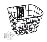 Bike Basket Front Adult, Removable Handlebar Pet Carrier, Multi-Purpose Scooter Tricycle Storage Bag, Lightweight for Dogs, Cats, Fruit, Riding, Travel, 13.39x10.63x10.24 Inches