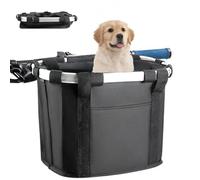Bike Basket Front Adult,Remove Cat/Dog Basket For Bike,Easy Remove/Install Front Bike Basket With Handles For Shopping,Picnic,Play,Commuting,Everyday Basket