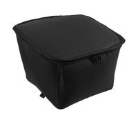 Bike Basket Insert Liner Tote Bag, 27x26x18cm Black | Polyester Build, Supports Heavier Items, Easy Cleaning, Waterproof Finish, Versatile Use for Cycling Storage