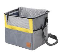 Bike Basket Quick Release Bicycles Basket Small Pet Dog Carriers Detachable Bag For Grocery Picnics Shopping Cycling Pet Carriers Bicycles Basket Bag