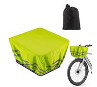 Bike Basket Rain Cover - Bike Rear Rain Cover,Protective Tarp with Reflective Strip for Long-Distance Daily Commute Leisure Rides Trunk Bag Motorcycle Electric Scooter Camping Trips