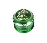 Bike Bearing Headset Front Fork 44mm Integrated Inner Straight,Green | CNC aluminum alloy shell,anodized,sealed stainless steel bearings,120g,5x5x5cm,fits 44mm head tube,silent rotation