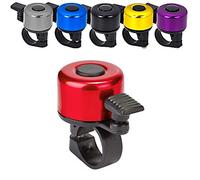 Bike Bell, Bicycle Bell with Loud and Crisp Clear Sound for Road and Mountain Bike Ring Bell, It Is An Accessory which Give Your Bike a New Look, A Unisex Bike Bell for Kids and Adults (Red)
