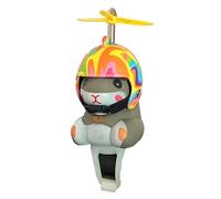 Bike Bell with Light, Decorative Horn for Scooters and Strollers Rainbow Design Easy to Install Battery Included