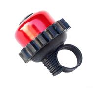 Bike Bell with Rotating Design 100db Loud Sound for Visibility on the Road Fits 2 3cm Handlebars (Red)
