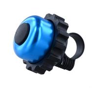 Bike Bell with Unique Rotating Feature Aluminum Alloy Construction and 100db Volume for Safety Fits 2 3cm (Blue)