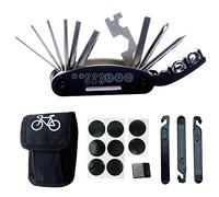 Bike Bicycle Repair Tool Kit - DAWAY B32 Cycling Multifunctional Mechanic Fix Tools Set Bag, 16 in 1 Multifunction Tool, Tire Levers, Self Adhesive Tyre Tube Patch Include