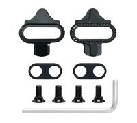 Bike Bicycle Shoe Plate Set, 2 Pairs Shoe Plates SM-SH51 Cleats, Compatible with Shimano MTB SPD Pedals (SH51), for Men and Women, Mountain Bike Shoes, Non-Slip SPD Cleats for Bicycle Pedals
