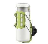 Bike Bottle Cage - Automatic Clamp Motorcycle Bottle Holder, Adjustable 360 Degree Rotation for Road Bike Handlebar Motorcycle Cycling