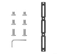 Bike Bottle Cage Hole Position Adjuster Aluminum Alloy for Small Frames with Multiple Screw Fixing Points (Black)