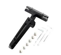 Bike Bottle Cage Mount Extension Bracket with Aluminum Alloy Build for Saddle Installation Supports Two Water Bottles with Adjustable Positioning for Cyclists