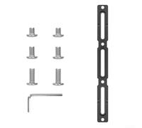 Bike Bottle Cage Position Adjuster for Small Frames | Strong aluminum construction, flat unobtrusive design, prevents frame wear, includes wrench(Black)