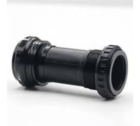 Bike Bottom Bracket for DUB for bsa 68-73mm Shell 29mm Spindle, Aluminum Alloy Threaded Bearing Cup Set for Road Mountain Folding Bikes Cycling Parts Repair Kit (Black)