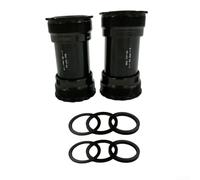 Bike Bottom Bracket T47 Threaded for Road Bikes Compatible with For DUb Bearings with Aluminum Alloy and Stainless Steel Rings (BBT47-24 CS)