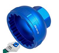 Bike Bottom Bracket Wrench Tools - 40.2 cm Aluminum Alloy Bottom Bracket Cap | Remover with Socket Adapter | Tools for removing crank bearings mountain bikes and rac