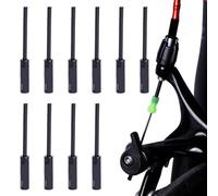 Bike Brake Cable - 10pcs Bicycle Cable End Caps, Strong Lightweight Protective Crimps, corrosionn Resistant Finish Smooth operationn Reinforced | Design for Gear Shift Brake Lines Cycling Trails