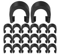 Bike Brake Cable Clips | 20-Piece Quick Fix Cycling Accessories,Cycling Shift Cable Housing C-Clamp,for Maintenance Repair Outdoor Travel Biking Adventure Adults Kids