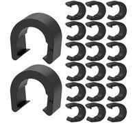 Bike Brake Cable Clips | 20-Piece Weather-Resistant Quick Fix - Cycling Shift Cable Housing C-Clamp - for Gear System Maintenance Repair Mountain Road Biking Adventure