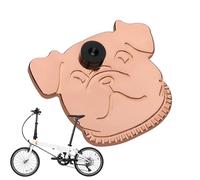Bike Brake Cable Sleeve - Bike Frame Protector - Aluminum Alloy Dog Face Design Paint Protection Rustproof for Front Fork Driver Commuting Mountain Biking