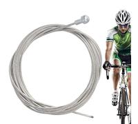 Bike Brake Cable - Universal Type Wire Plus Pack of 10 for Mountain Bike, Road and Rear Rust Resistant Steel Maintenance Cyclist Accessory Repair Pro Gear Kit