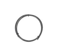 Bike Brake Cables 300cm DIY Braided Slick Lube Bike Derailleur Shift Brake Cable Housing Line Kit for Mountain Road Bicycle(Black Brake Cable)