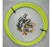 Bike Brake Hose and Connector Set Hydraulic Style for Hope Disc Brakes (Green)