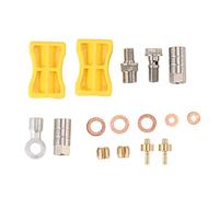 Bike Brake Hose Connector Aluminium Alloy Durable Easy Installation Hydraulic Brake Hose Set Hope Mountain Bike Accessories