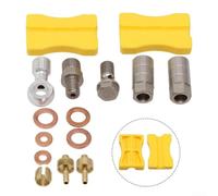 Bike Brake Hose Fitting Kit for SRAM Hope BH90(for HOPE) | for durable metal construction, silver finish, resistant, precise fit for hydraulic lines