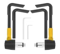 Bike brake lever protector 1 Pair 22mm CNC Aluminum Alloy Motorcycle Handlebar Brake Protector Clutch Lever Hand Guard For Motorbike