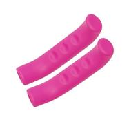 Bike Brake Lever Sleeves with a Grippable Outer Layer, A | Soft and Flexible Sleeve Construction, Three Recessed Finger Grooves, Setup Without Tools for Bike Brake Lever