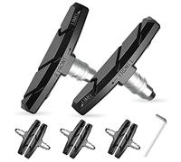 Bike Brake Pads Set, Alritz 3 Pairs Road Mountain Bicycle V-Brake Blocks Shoes with Hex Nut and Shims, No Noise No Skid, 70mm, for Front and Back Wheel
