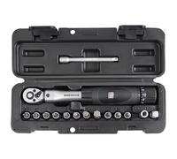 BIKE BROZ 1/4 Inch Torque Wrench and Socket Wrench Set 15 Pieces with 4-24 Nm for Bicycle, Motorcycle etc. Torque Wrench Small Tim Torque Pro Tool Set by 70005