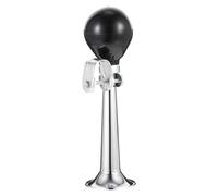 Bike Bugle Horn Manual Air Horn Vintage Metal Loudspeaker for Cycling | Pvc and Iron Plating, Right or Left Handlebar Fit, Decorative Safety Warning