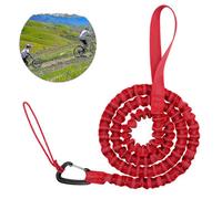 Bike Bungee Tow Rope for Kids Child Bike Stretch Bungee Cord Pull Behind Attachment High Strength MTB Elastic Rope Red