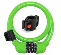 Bike Cable Bike Locks Heavy Duty Anti Theft Security 4 Digit Resettable Combination Cable Code