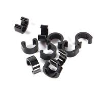 Bike Cable C Clips Buckles Set Durable Aluminum Alloy Lightweight Bicycle Cable Guide Clamp for Road Mountain Bike 10Pcs Gold Red Black Blue 12 X 10 mm