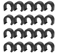 Bike Cable Clips - 20-Piece Foldable Cycling Clamp,Cycling Derailleur Brake Cable C-Clip | for Maintenance Repair Outdoor Travel Biking Adventure Adults Kids