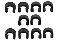 Bike Cable Clips 500PCS Cycling C-Type Buckles, Plastic C-Clips for Cable Pipe & Line Fixation