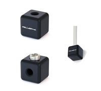 Bike Cable End Caps - Alloy Cable Crimps for Brake & Shifter Cables - 2 Square Tail Caps, 2 Screws & Hex Spanner Included - Durable, Secure & Easy to Install for Road & Mountain Bicycles,Black
