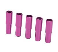 Bike Cable End Caps Bike Brake Cable End CapsBicycle Brake Cable Housing 5mm, 5mm Brake Cable Housing 5pcs High Cable Ferrulesfor Road Mountain BikeCables (Purple)