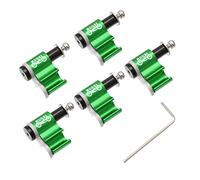Bike Cable Guide Hydraulic Brake Line Holder Hose Wire,Green 21.5x20mm