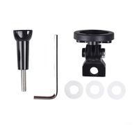 Bike Camera Mount for Brompton Bicycle Computer Bracket Holder for Garmin Edge for wahoo Elemnt for cateye Lights Action Camera Handlebar Stem Extender Out-Front Black Alloy 30g