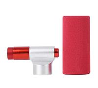 Bike Carbon Dioxide CO2 Mini Inflator Portable Presta Valve Inflatable Mouth Mountain Bicycle Riding Equipment Lightweight Aluminum Alloy Red