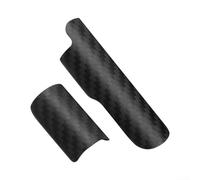 Bike Carbon Fiber Chain Stay Guard Protector For Brompton, 3K Pattern Double Sided Tape Installation Upper Under Chainstay Protection Frame Shield(Upper+Under)