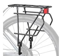 Bike Cargo Rack - Waterproof Telescopic Reflective Logo, Length Adjustable Luggage Holder with Grip, Cycling Organizer with Slot, Rack Kit Functional Style, Travel Supplies for Road, Mountain, City
